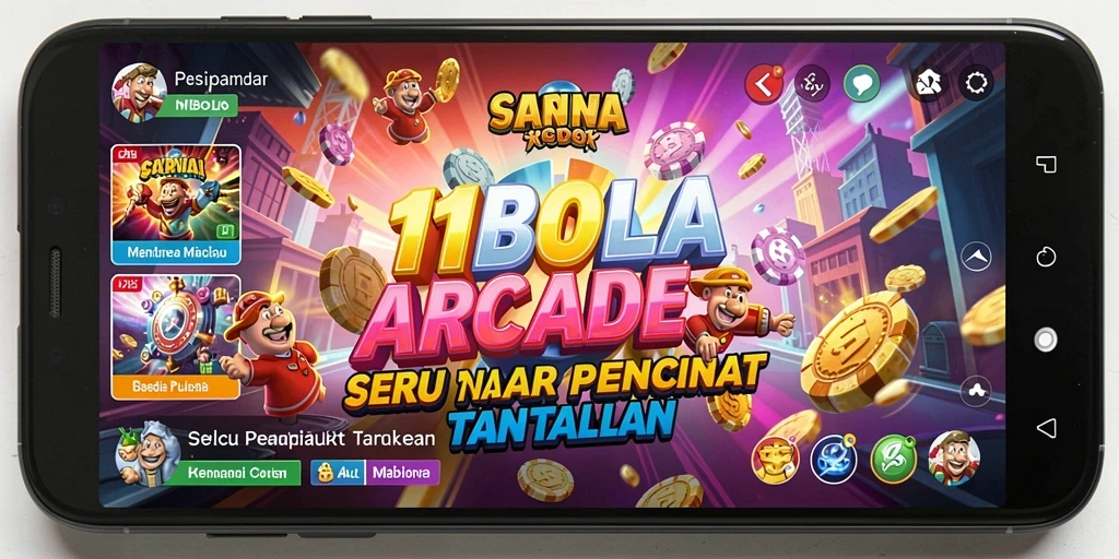 Tampilan gameplay menarik dari 11BOLA dengan tantangan seru.