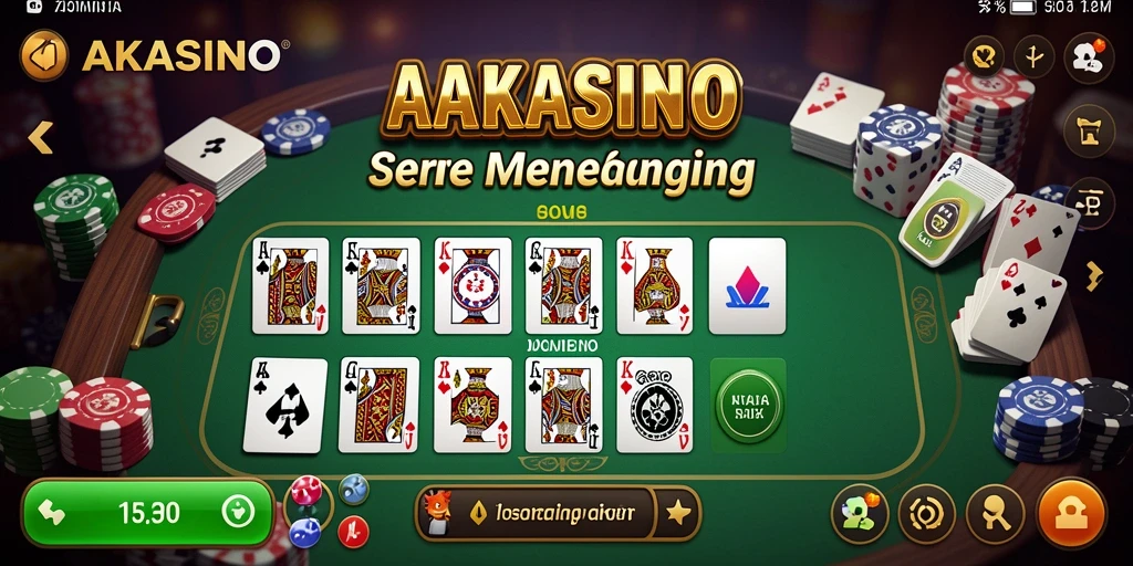 Screenshot gameplay AAKASINO yang menarik dan mendebarkan.