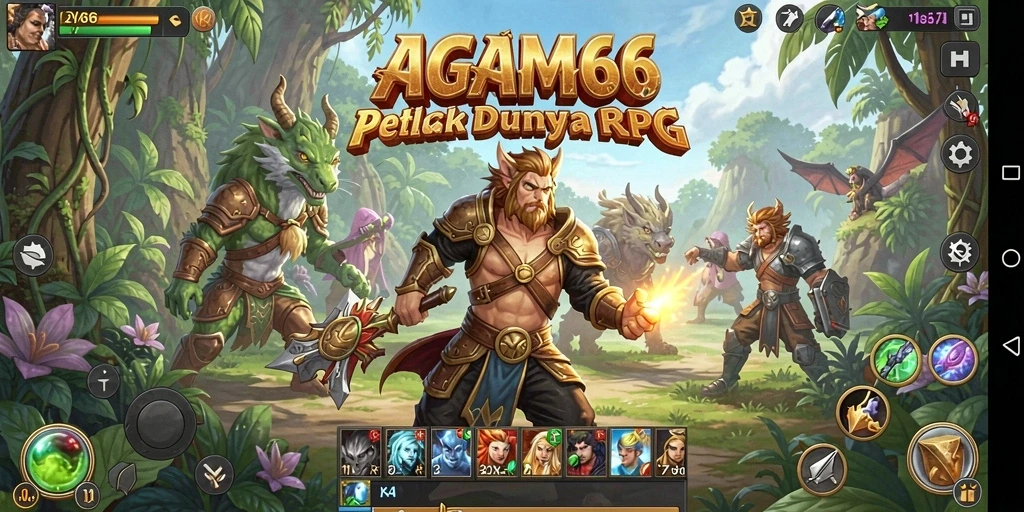 Tampilan menakjubkan dari gameplay RPG AGAM66 dengan karakter dan dunia yang kaya.