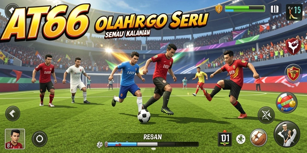 Gameplay AT866 yang menarik dan penuh aksi olahraga.