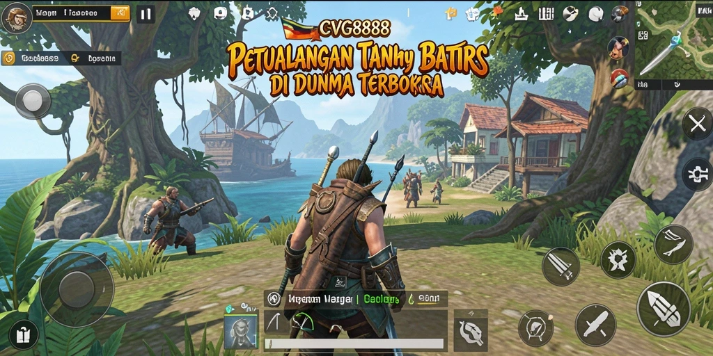 Tampilan gameplay yang memukau dalam dunia Open World CVG8888.