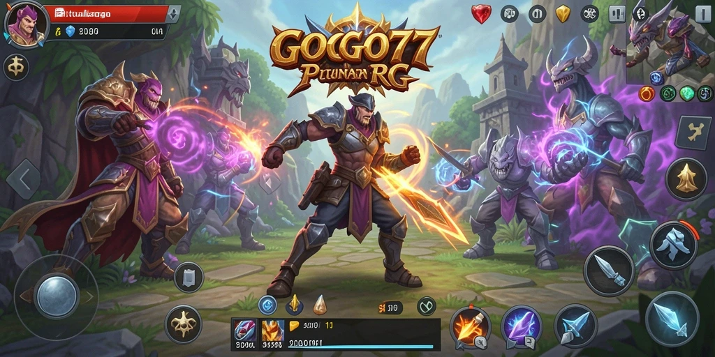 Tampilan gameplay GOGO77 yang menarik dan mendebarkan di dunia RPG.