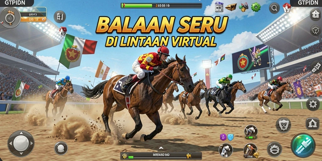 Tampilan menegangkan dari balapan di GTPIDN dengan grafik realistis.