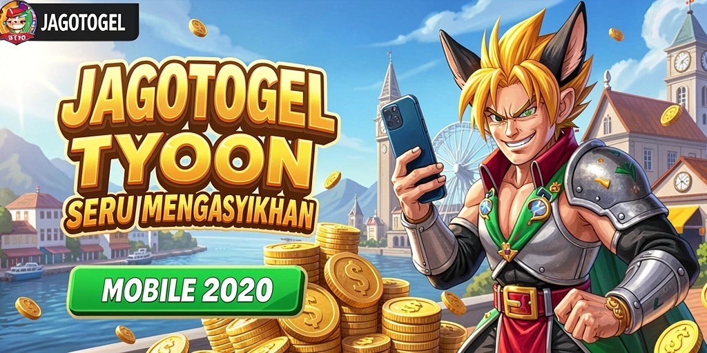Tampilan gameplay seru dari JAGOTOGEL yang menampilkan pengelolaan bisnis Tycoon.