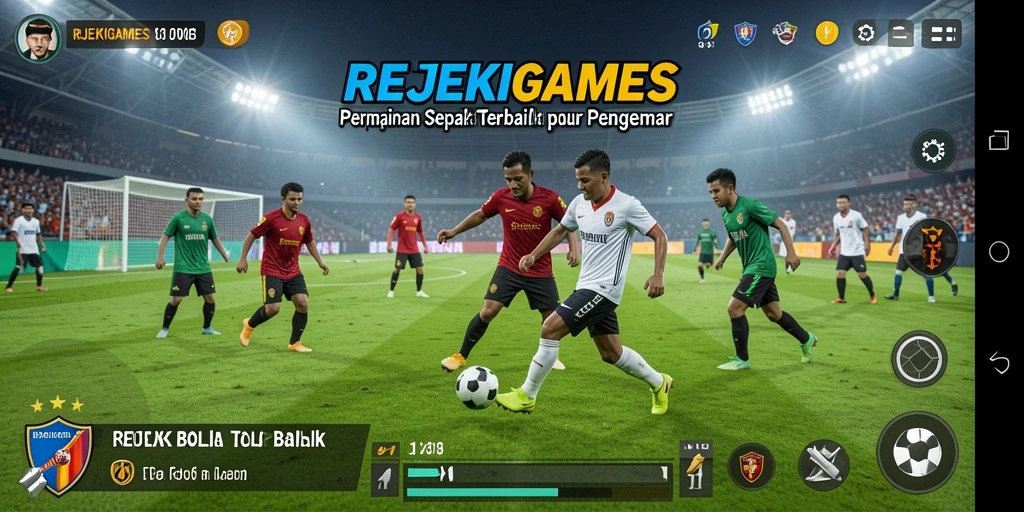 Tampilan gameplay yang mendebarkan di REJEKIGAMES dengan animasi nyata.