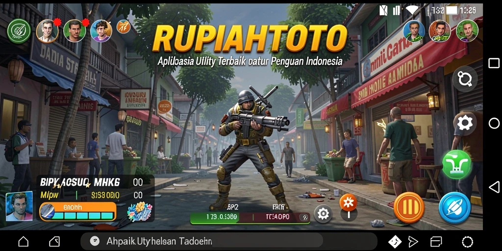 Tampilan antarmuka RUPIAHTOTO yang intuitif dan informatif.