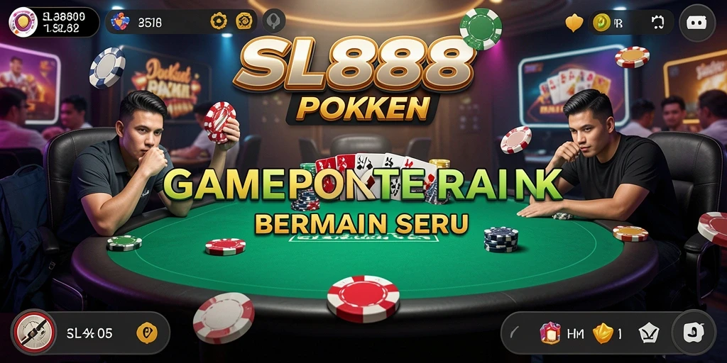 Tangkapan layar SL888 menampilkan gameplay poker yang penuh aksi.